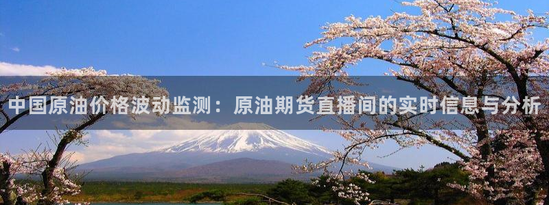 斗球直播官网入口：中国原油价格波动监测：原油期货直播间的实时信息与分析